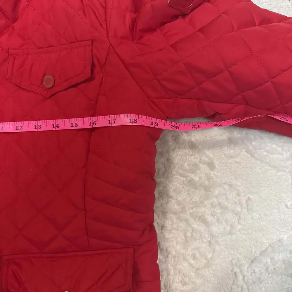 Tommy Hilfiger Scarlet Red‎ Quilted Jacket